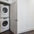 laundry closet with stacked washer/dryers